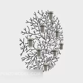 Creative Candle Light Modernism 3d model