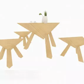 Creative Personality Dining Chair 3d model