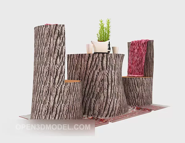 Creative Personality Table 3d model Creative Personality Table 3d model