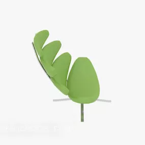 Creative Back-to-back Lounge Chair 3d model