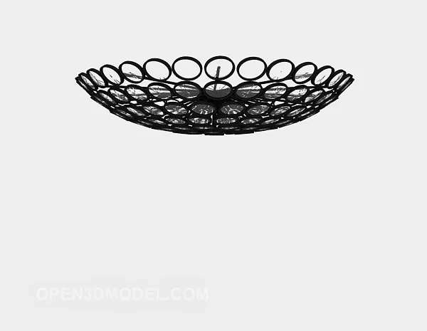 Creative Art Shade Ceiling Lamp 3d model Creative Art Shade Ceiling Lamp 3d model