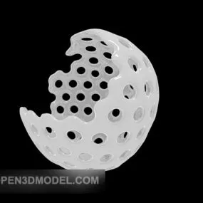 Creative Egg Carving Home Furnishings 3d model