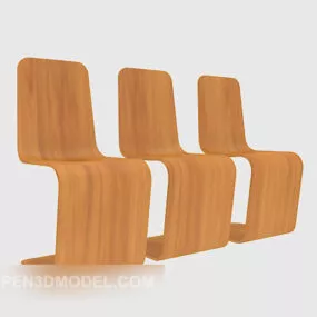 Creative Log Chair 3d model