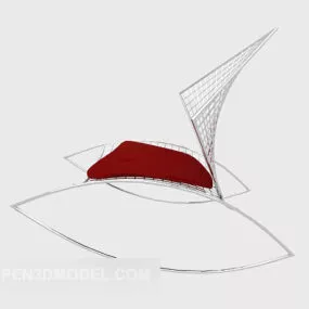 Creative Minimalist Lounge Chair 3d model