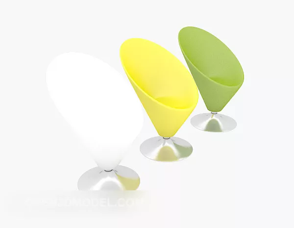 Creative Multi-color Lounge Chair 3d model Creative Multi-color Lounge Chair 3d model