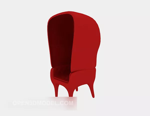 Simple Lounge Chair Tuliss 3d model