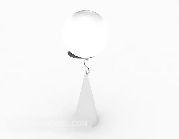 Crystal Ball Table Lamp 3d model Crystal Ball Table Lamp 3d model