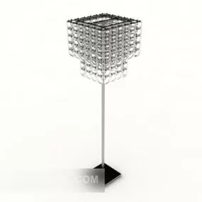 Crystal Floor Lamp Hanging Style 3d model