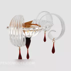 Crystal Wall Lamp 3d model