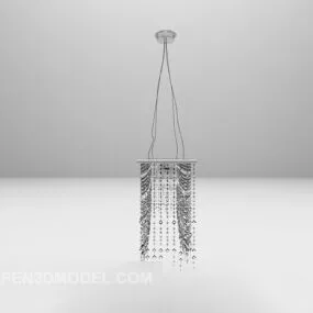 Crystal Chandelier Large Size 3d model