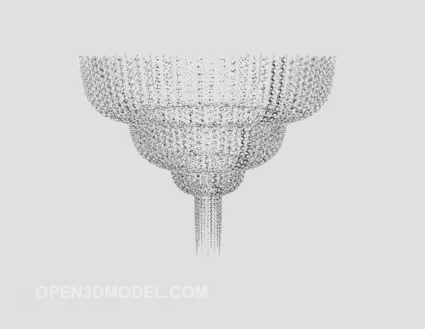 Crystal Multi-layer Chandelier 3d model Crystal Multi-layer Chandelier 3d model
