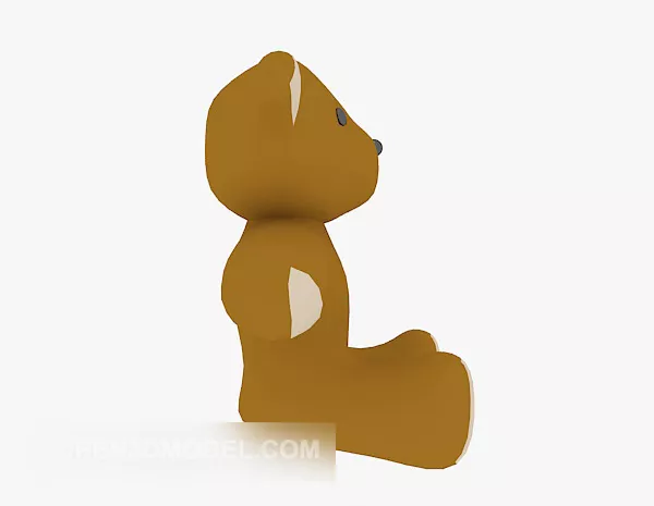 Cubs Stuff Toy 3d model Cubs Stuff Toy 3d model