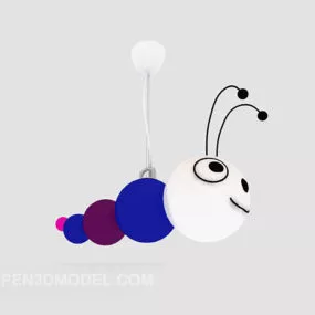 Cute Home Chandelier Kid Room 3d model