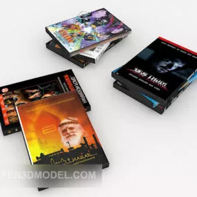 Dvd Disc Pack 3d model