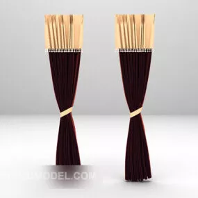 Dark Curtain Two Parts 3d model