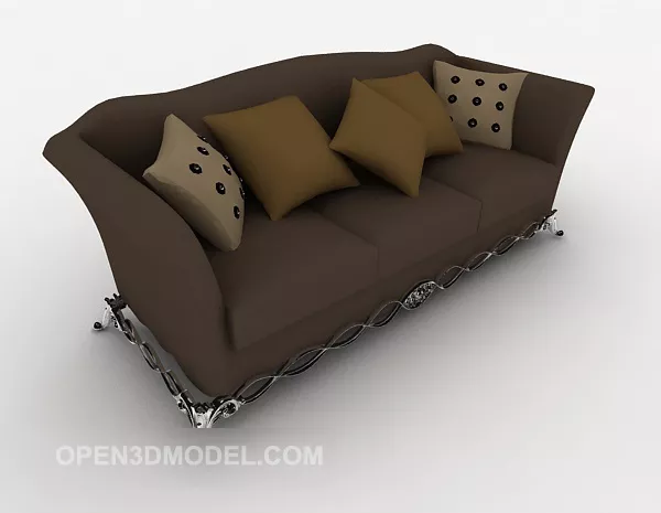 Dark European Multi Seaters Sofa Design 3d model Dark European Multi Seaters Sofa Design 3d model