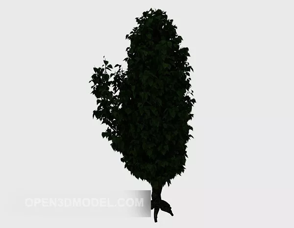 Nature Dark Green Plant 3d model Nature Dark Green Plant 3d model