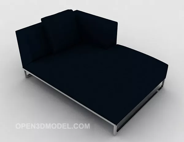 Dark Casual Single Sofa 3d model Dark Casual Single Sofa 3d model