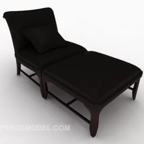 Dark Lounge Chair 3d model