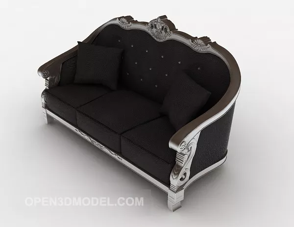 Dark Multi Seaters Sofa Design 3d model Dark Multi Seaters Sofa Design 3d model