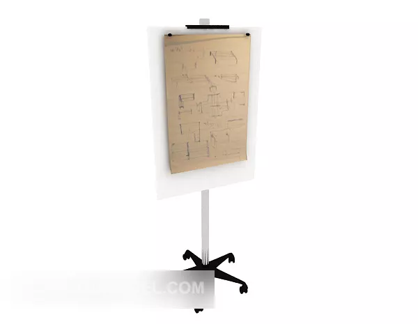 Standing Mirror Decor 3d model Standing Mirror Decor 3d model