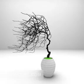 Decorative Dry Branches Furniture 3d model