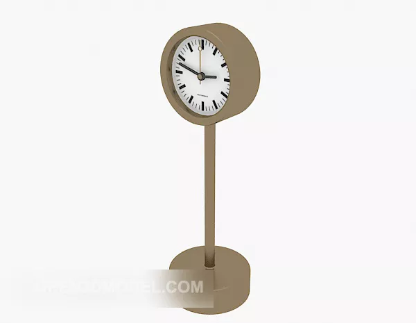 Large Circle Wall Clock 3d model