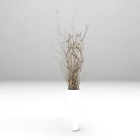 Decorative Branches Vase Furniture 3d model