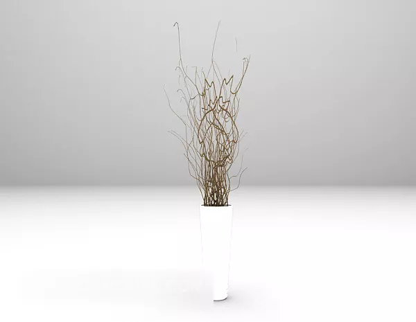 Decorative Branches Vase Furniture 3d model Decorative Branches Vase Furniture 3d model