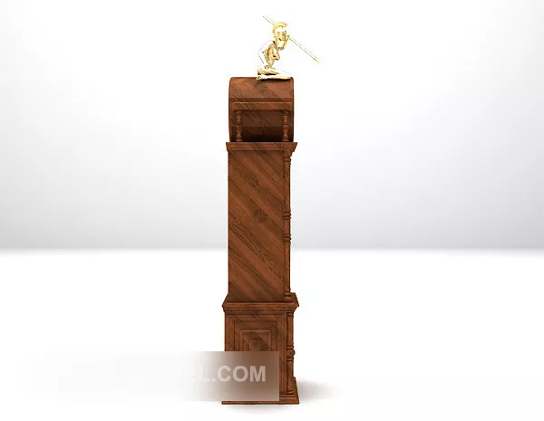Interior Decorative Wooden Columns 3d model Interior Decorative Wooden Columns 3d model