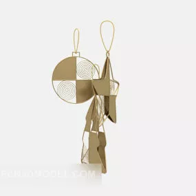 Christmas Party Decorative Ornament 3d model