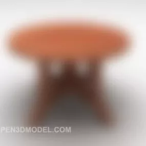 Decorative Round Table Furniture 3d model