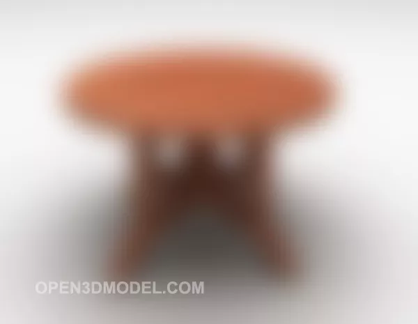 Decorative Round Table Furniture 3d model Decorative Round Table Furniture 3d model