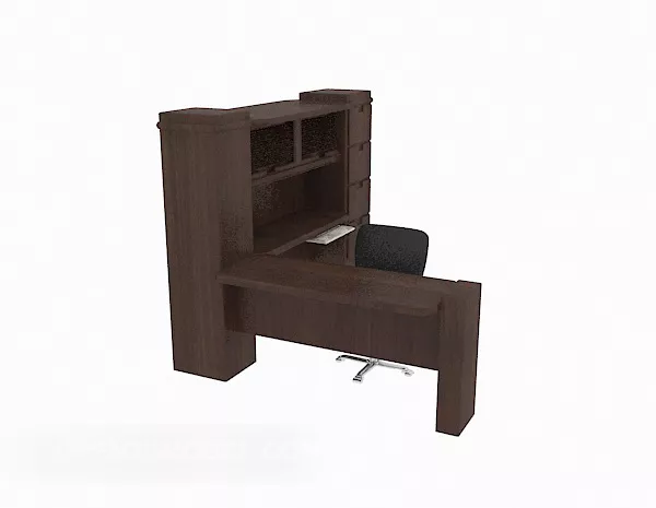 Desk Filing Cabinet Furniture 3d model Desk Filing Cabinet Furniture 3d model