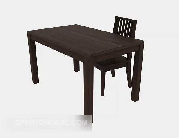 Office Modern Desk Table And Chair 3d model Office Modern Desk Table And Chair 3d model