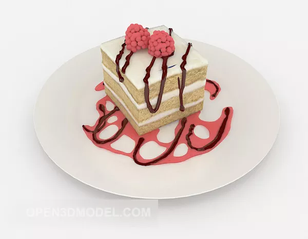 Dessert Disc 3d model Dessert Disc 3d model