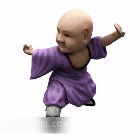 Doll Kung Fu Xiaolin 3d model