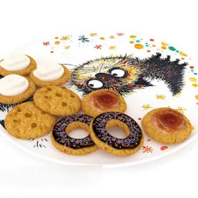 Donut Snack Food 3d model