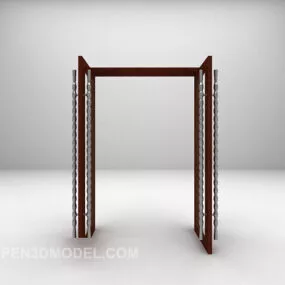 Door Wooden Frame 3d model