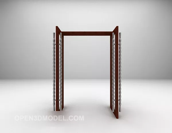 Door Wooden Frame 3d model Door Wooden Frame 3d model