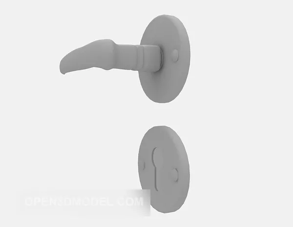 Door Lock Handles 3d model Door Lock Handles 3d model