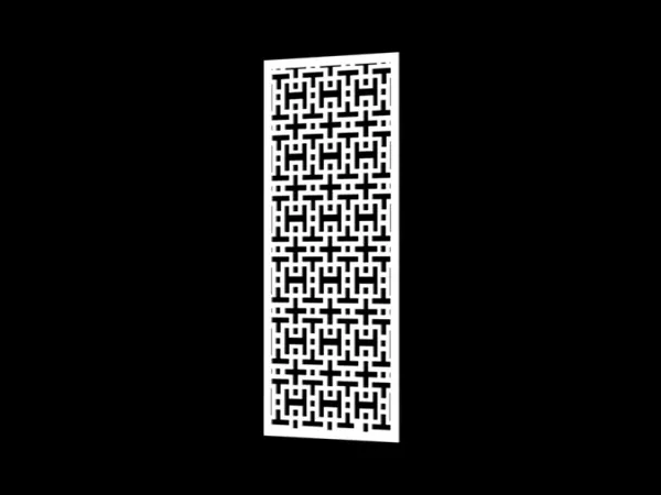 Partition Frame Islamic Pattern 3d model