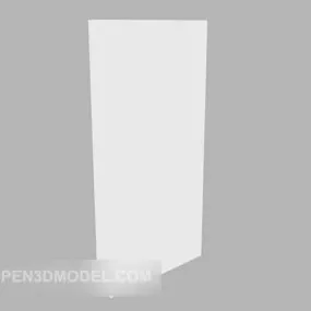 White Door Mdf 3d model