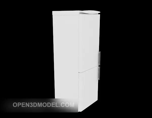 Retro Refrigerator 3d model