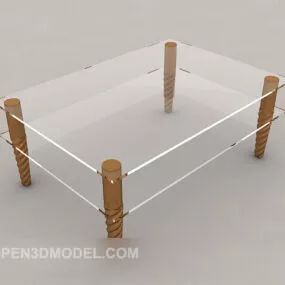 Double-glazed Coffee Table 3d model