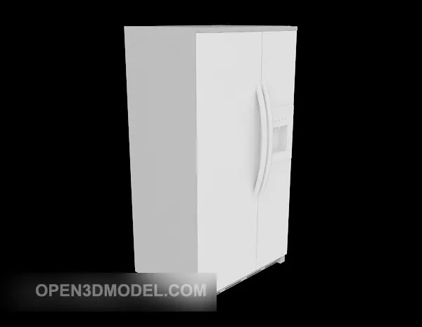 Double Open Freezer 3d model Double Open Freezer 3d model