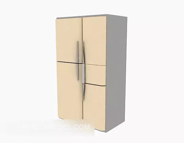 Double-open Refrigerator 3d model Double-open Refrigerator 3d model