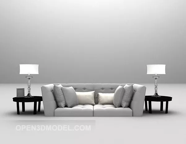 Double Sofa To Enjoy Furniture 3d model Double Sofa To Enjoy Furniture 3d model