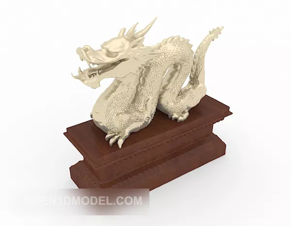 Dragon Creature Head 3d model