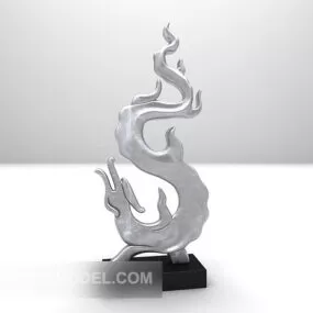 Dragon Sculpture Set-up Furniture 3d model